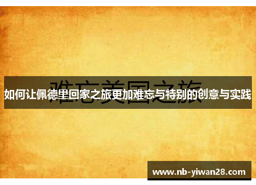 如何让佩德里回家之旅更加难忘与特别的创意与实践 如何让佩德里回家之旅更加难忘与特别的创意与实践